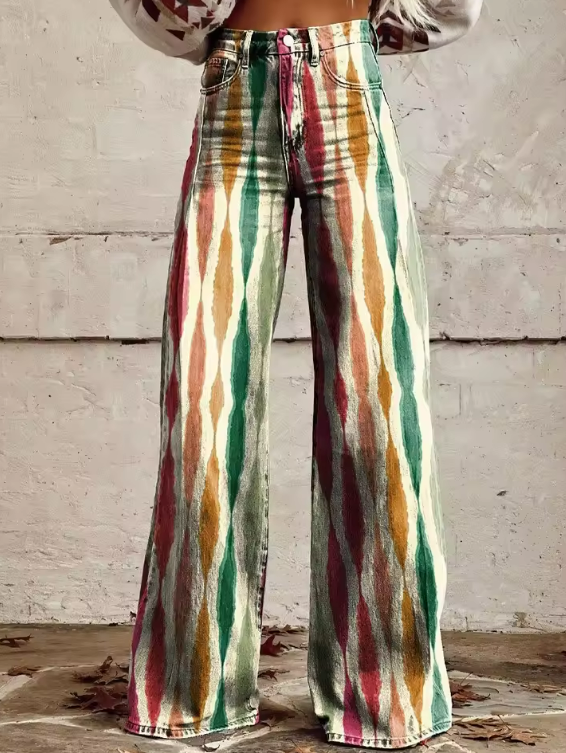 Tessa | Pantalon flare organique pour un style naturel