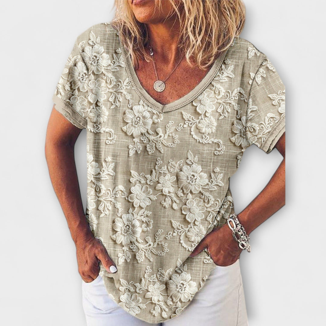 Mia - Blouse à motif floral