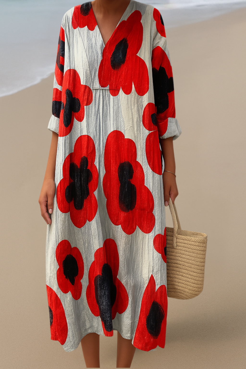 Sofie| Robe Maxi Fleurs – Osez avec des Fleurs, Confiance Naturelle