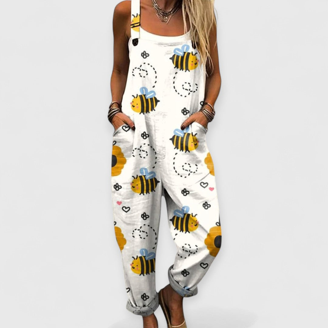 Bee Chic - Combinaison Florale Décontractée