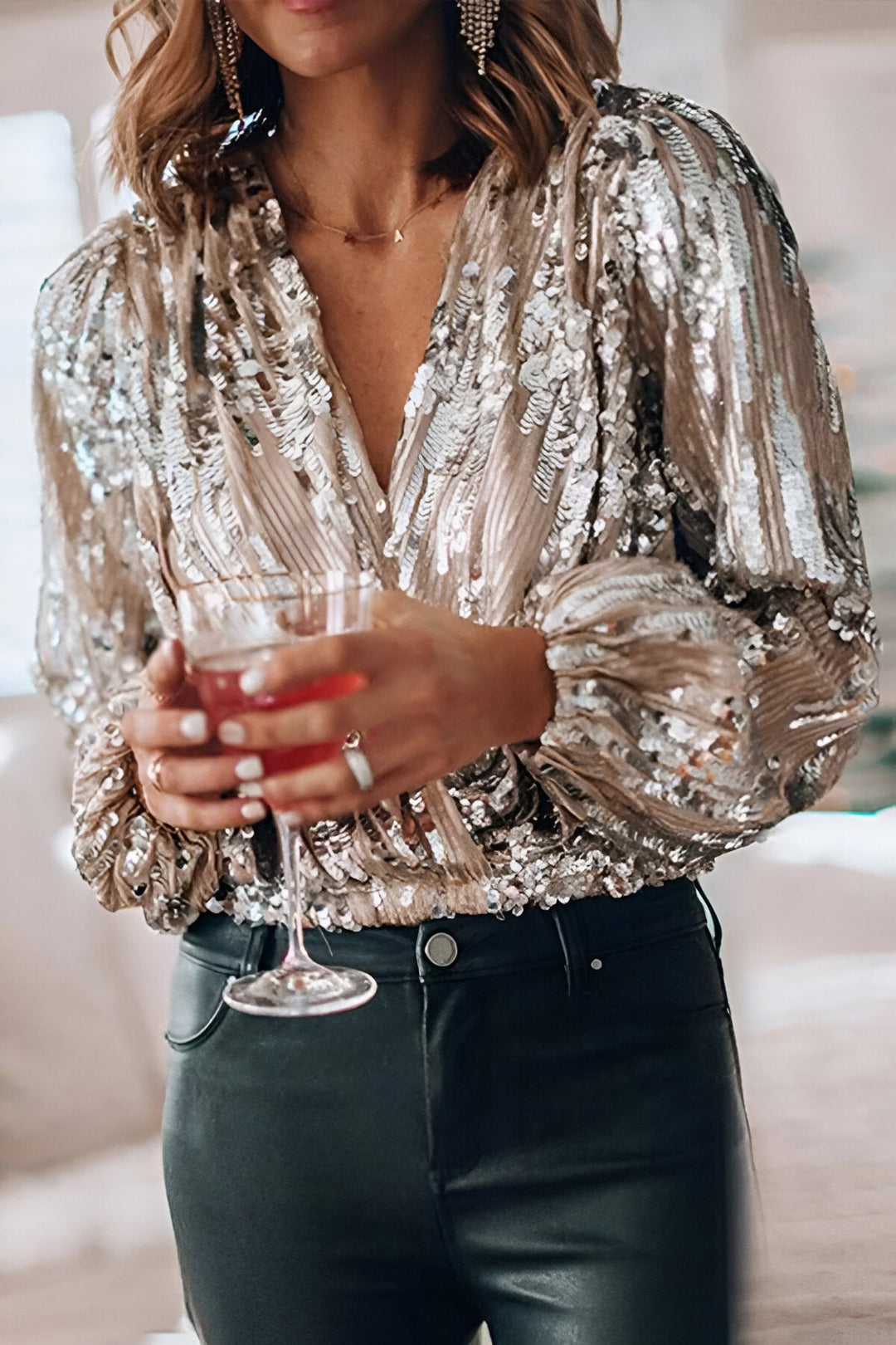 Angèle™ | Blouse de Luxe et Élégante
