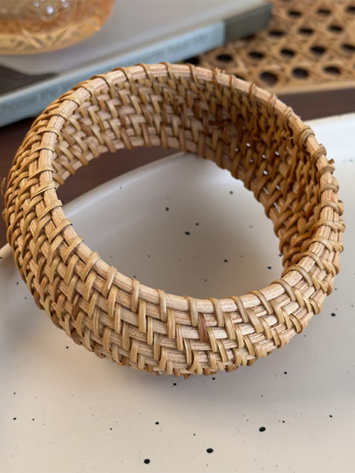 Bracelet en Raphia Tressé