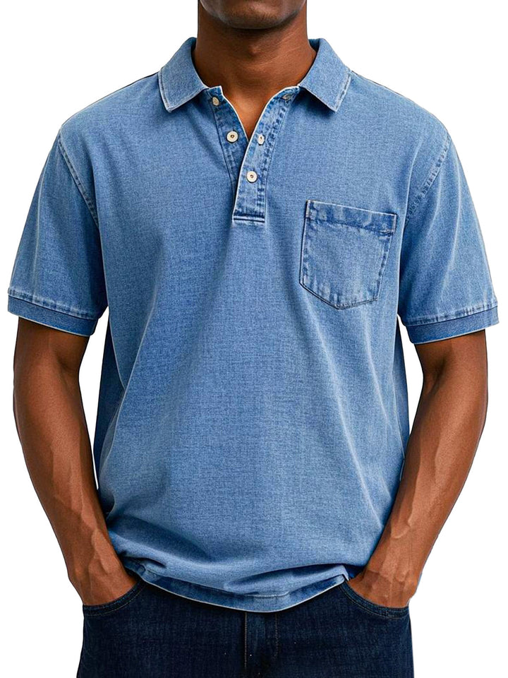 Benoît | Polo décontracté vintage pour hommes