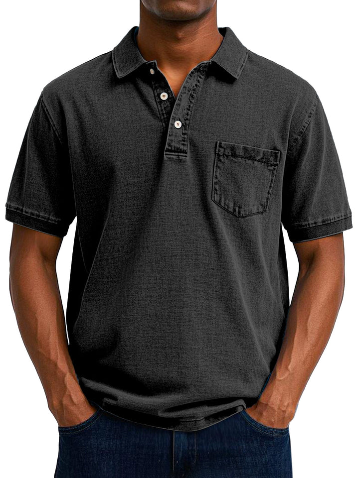 Benoît | Polo décontracté vintage pour hommes