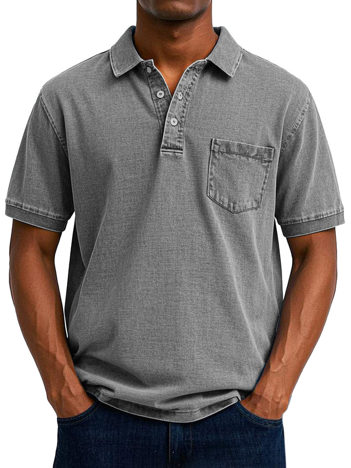 Benoît | Polo décontracté vintage pour hommes