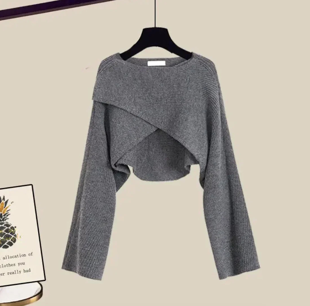Tina | Ensemble en Tissu Doux à Trois Pièces avec Manches Longues