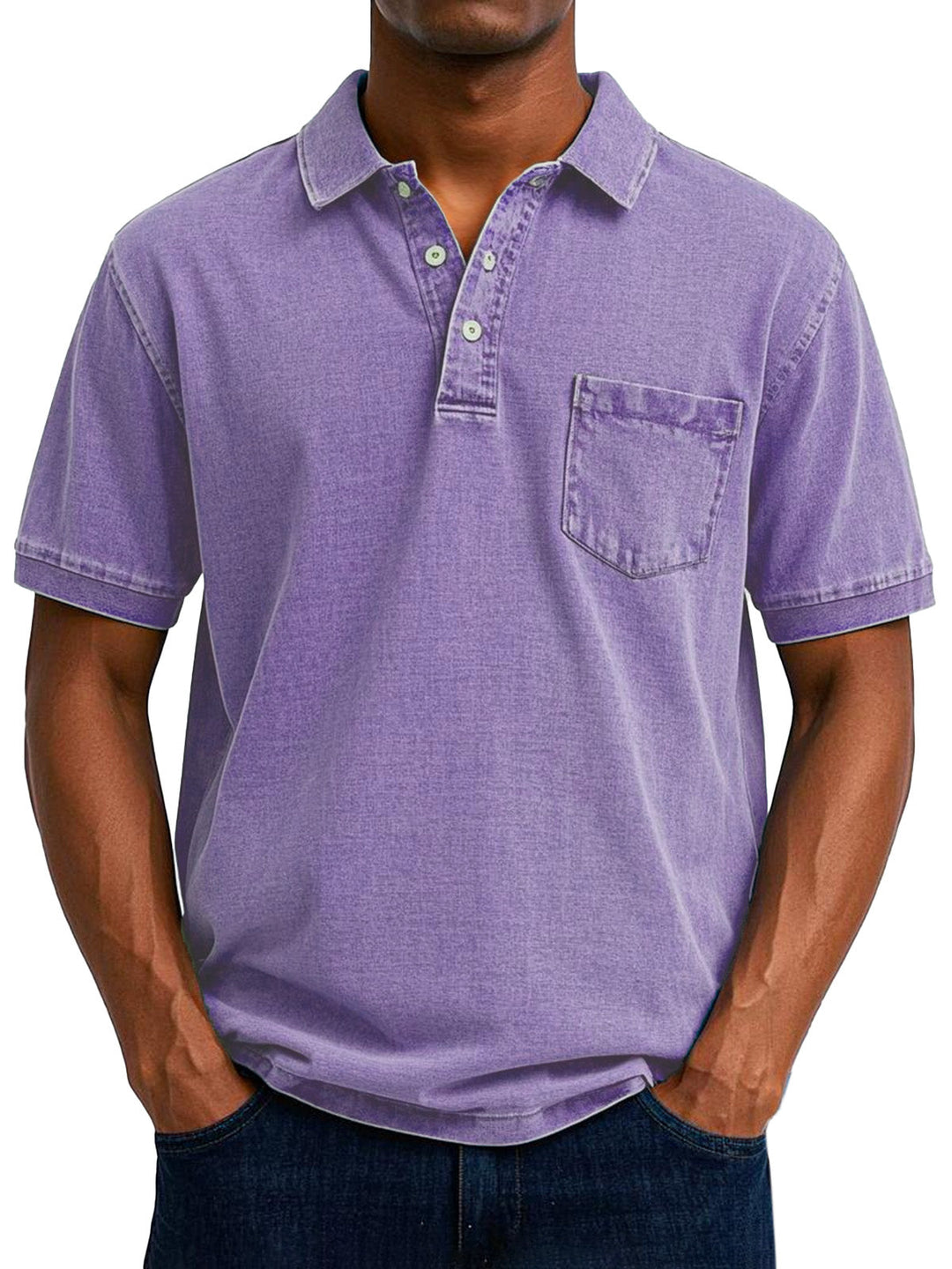 Benoît | Polo décontracté vintage pour hommes