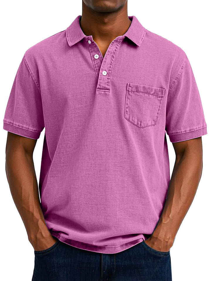 Benoît | Polo décontracté vintage pour hommes