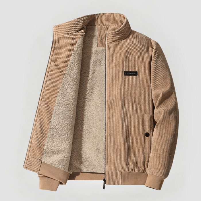 UDO - Veste en velours côtelé avec doublure en polaire