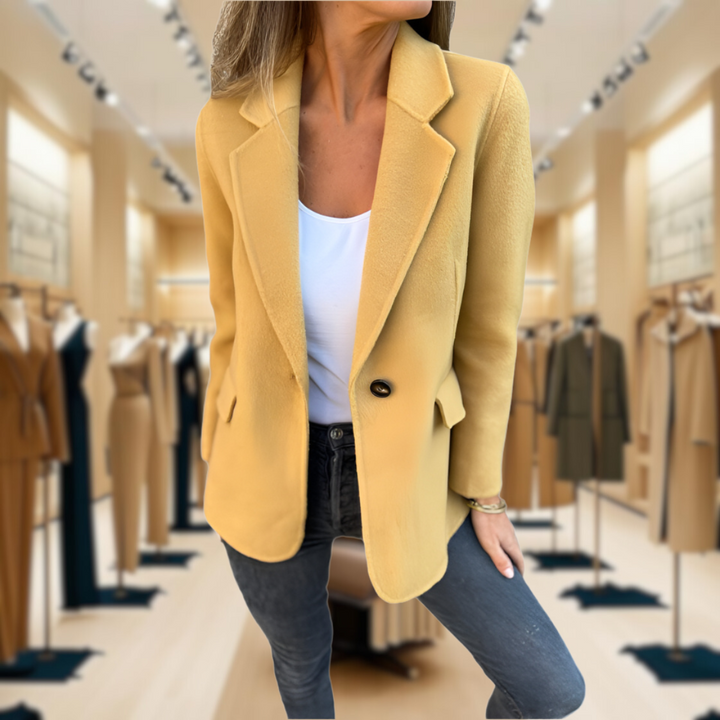 Suzanne - Blazer en Laine Décontracté