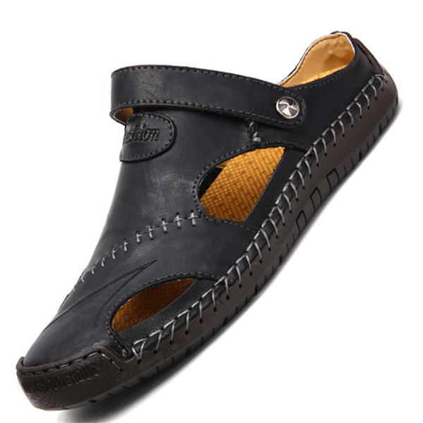 Byron | Sandales en cuir orthopédique pour hommes