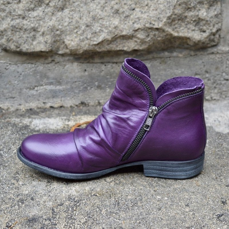 Vianne™ | Bottines Élégantes avec Fermeture Éclair
