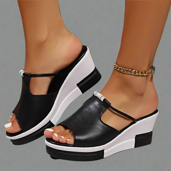 Zélie | Chic high-heeled orthopedic sandals
