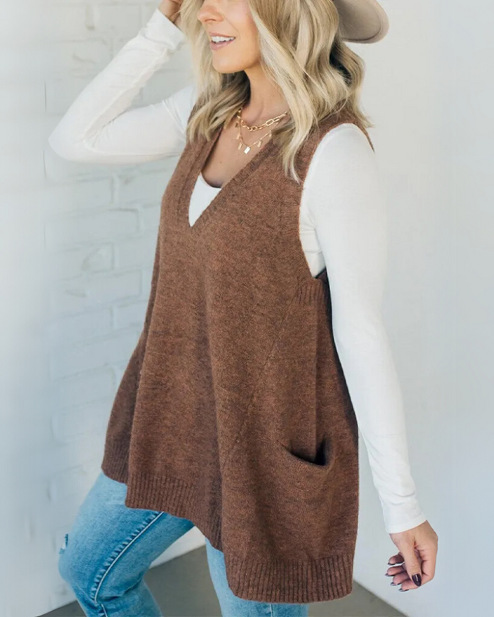 Arola - Gilet Tricoté Confortable