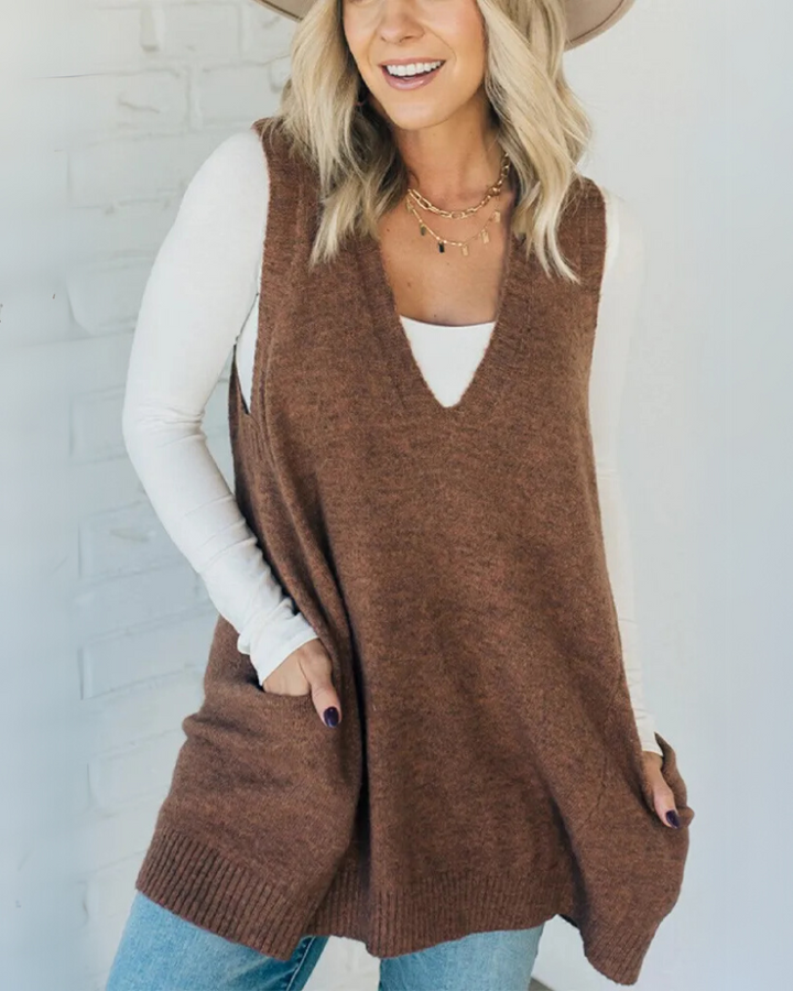 Arola - Gilet Tricoté Confortable