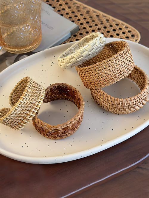 Bracelet en Raphia Tressé
