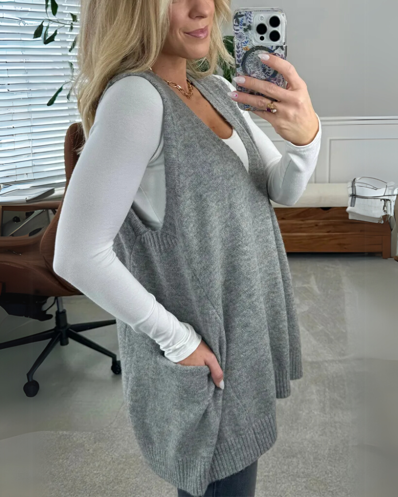 Arola - Gilet Tricoté Confortable