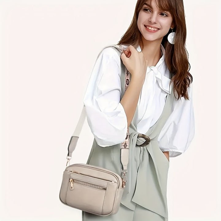 Sac à Bandoulière Carré à la Mode pour Femme