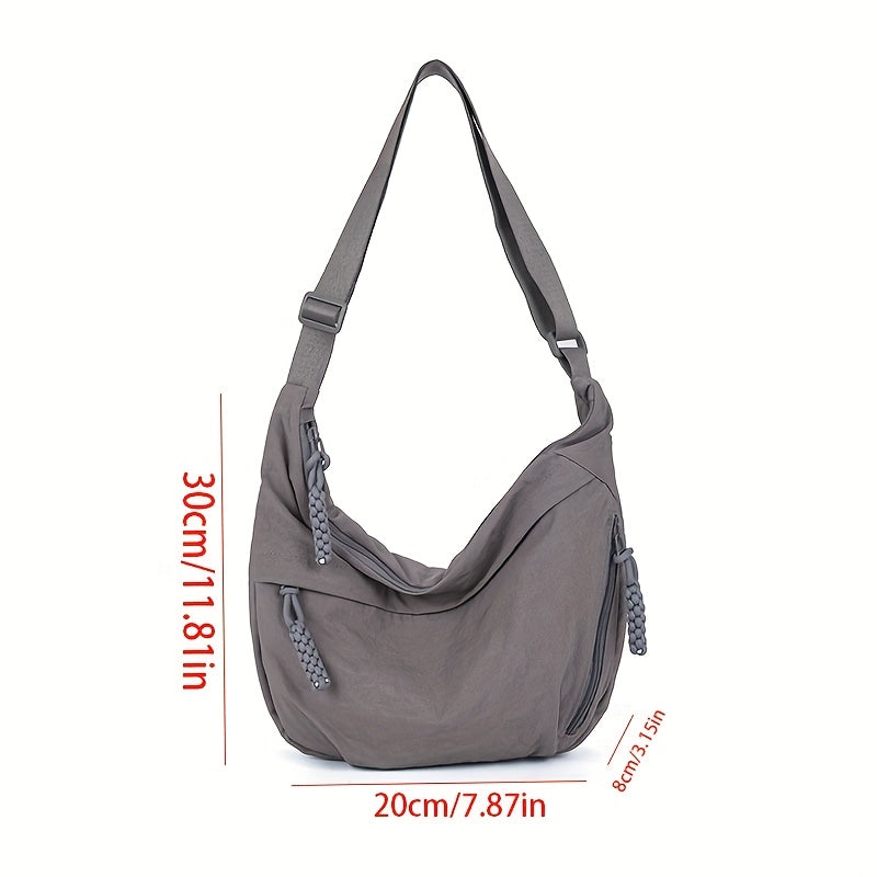 Sac à Bandoulière Élégant en Nylon pour Femme