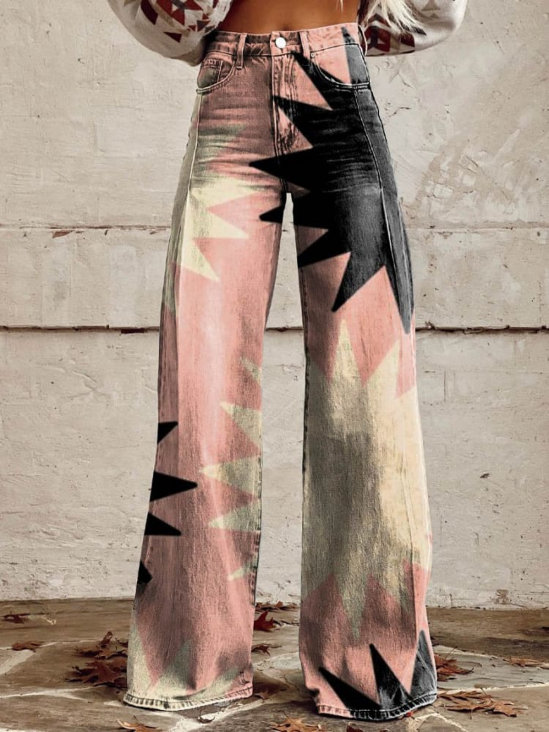 Stella | Pantalons flare en matériau premium