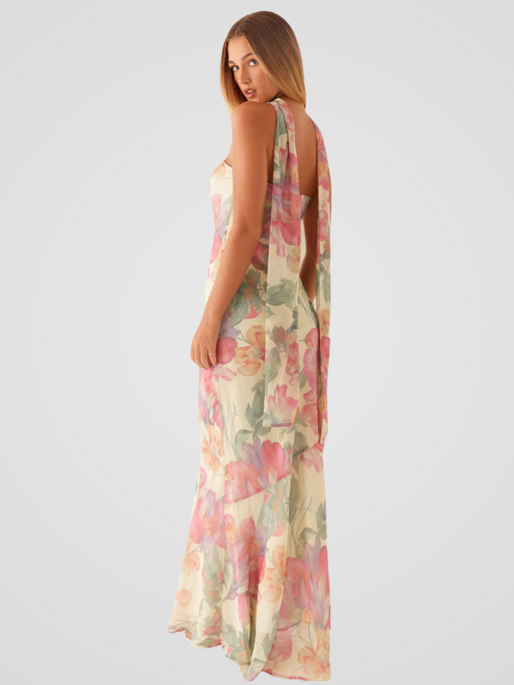 Aperti™ | Robe Bandeau en Chiffon Floral