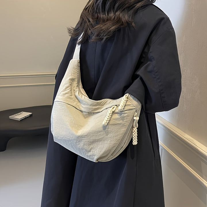 Sac à Bandoulière Élégant en Nylon pour Femme
