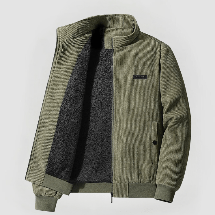 UDO - Veste en velours côtelé avec doublure en polaire
