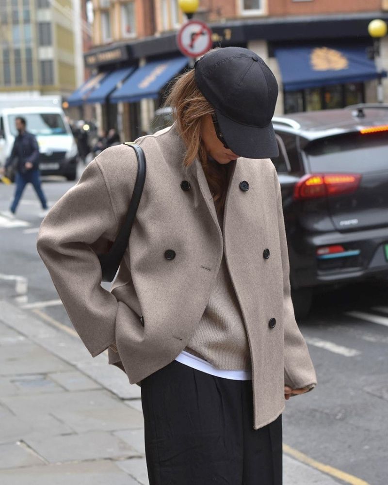 Anaia - Veste Oversized de Style Français
