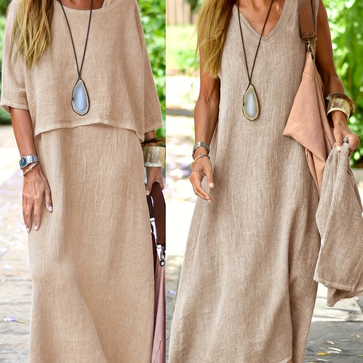 Arline - Robe Deux Pièces en Lin