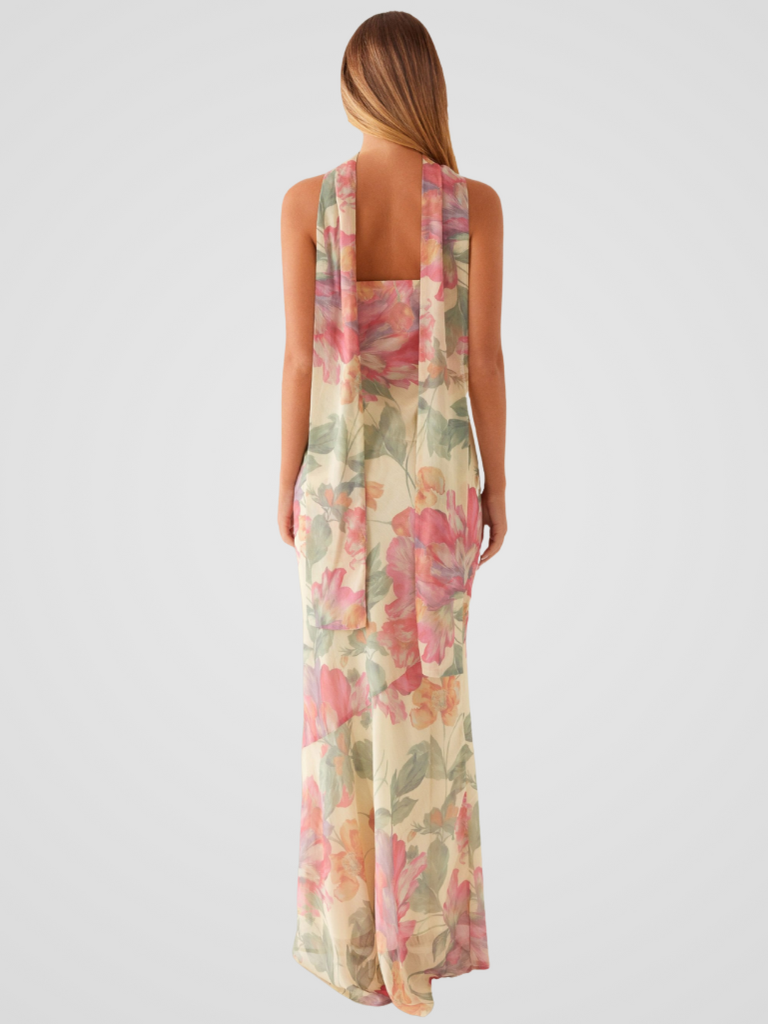 Aperti™ | Robe Bandeau en Chiffon Floral