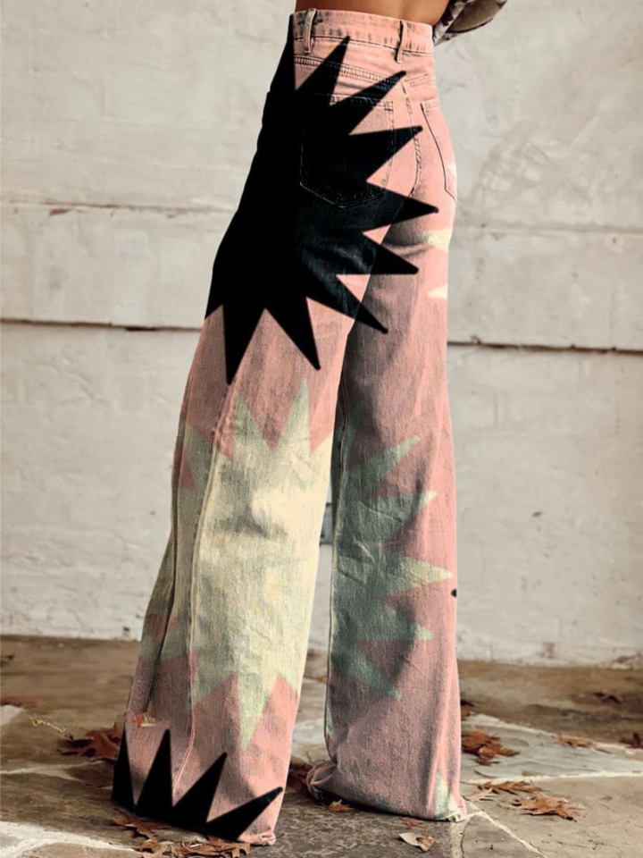 Stella | Pantalons flare en matériau premium