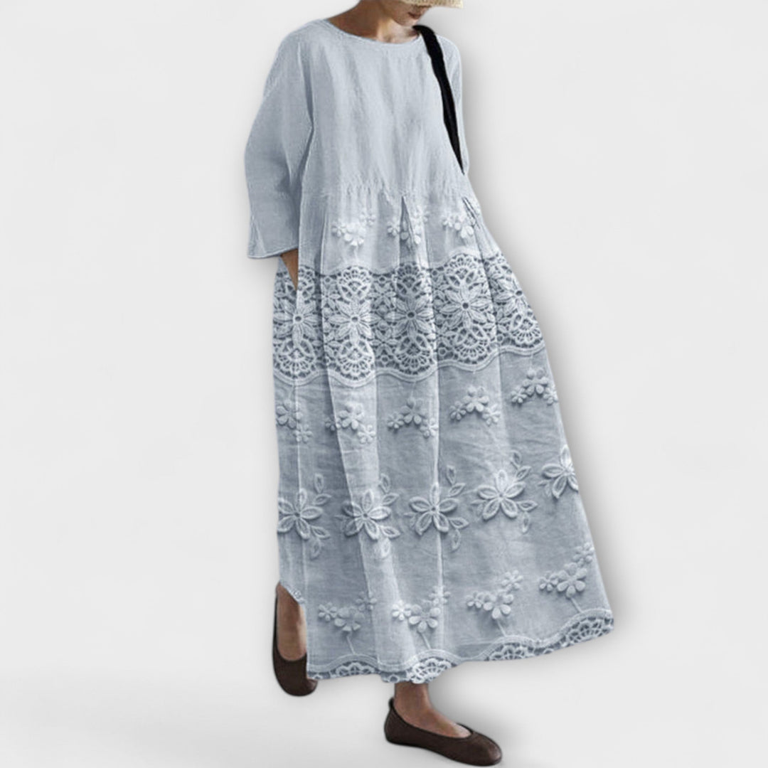 Isabella - Robe à Motif Dentelle