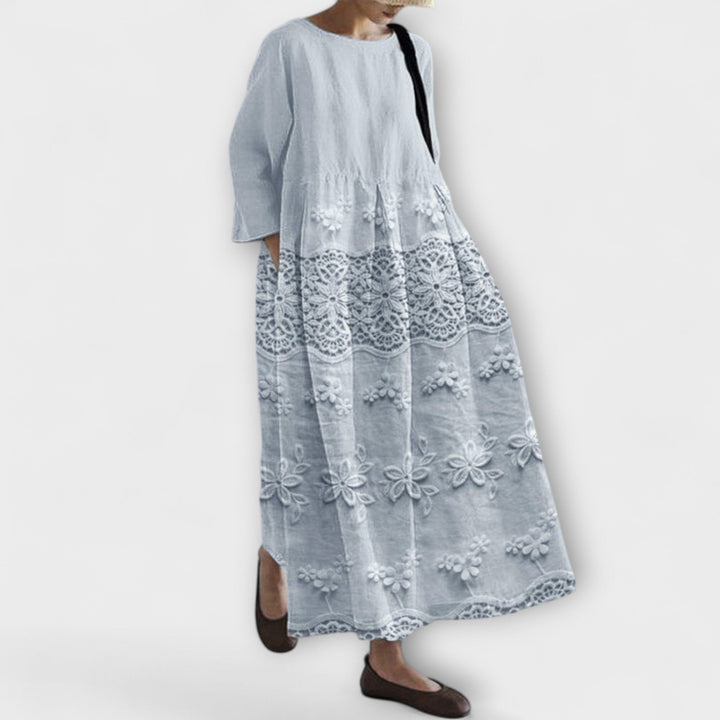 Isabella - Robe à Motif Dentelle