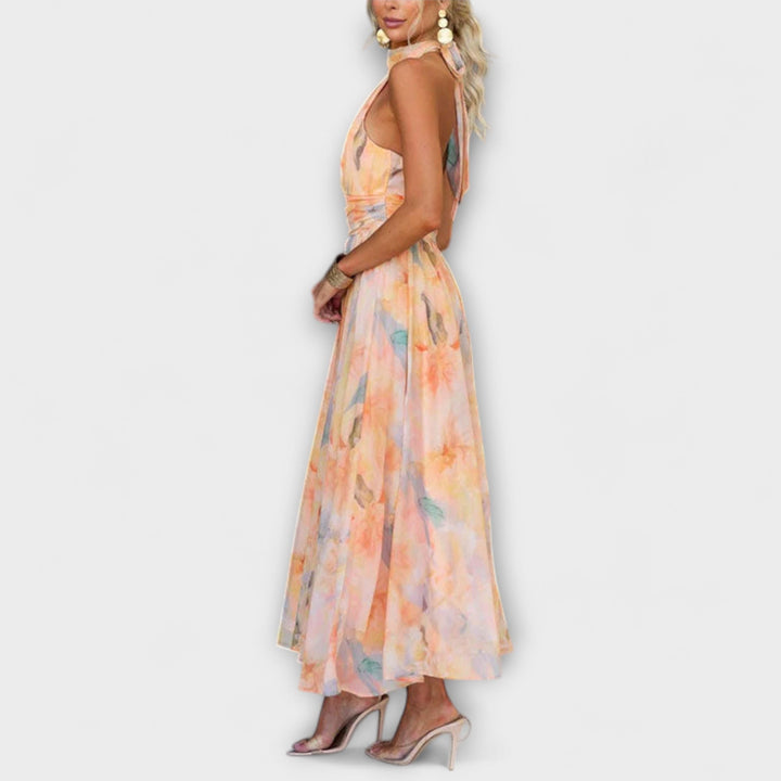 Giulia™ | Robe Longue avec Décolleté Américain