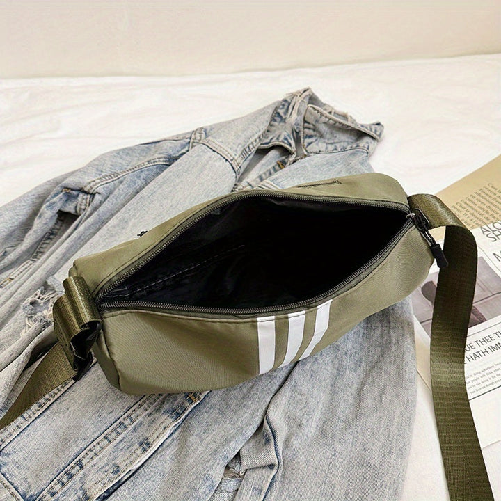 Sac à Bandoulière Casual à Rayures pour Femme