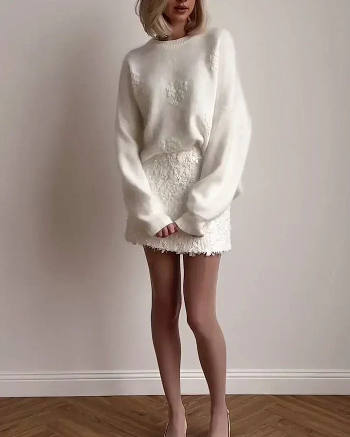 Anna™ | Pull Floral Brodé
