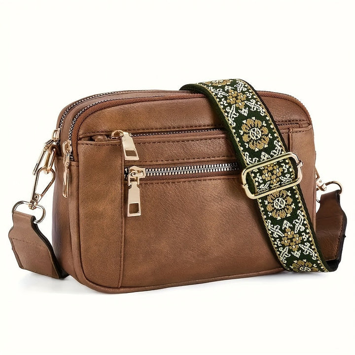 Sac à Bandoulière Carré à la Mode pour Femme