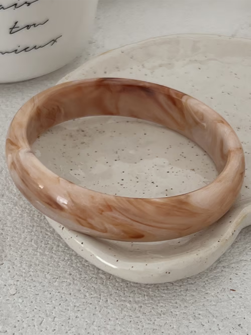 Bracelet en Marbre Ethnique Vintage