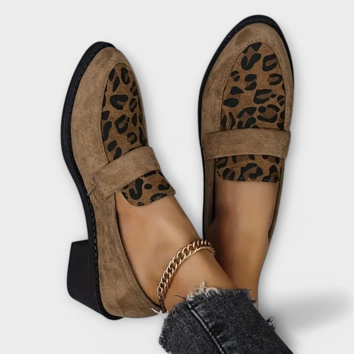 Carla | Chaussures Élégantes à Motif Léopard