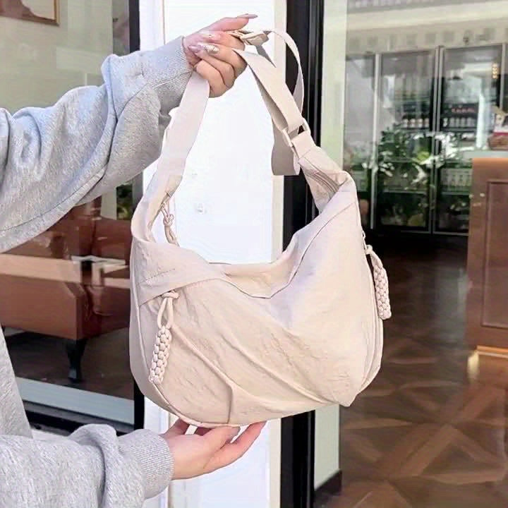 Sac à Bandoulière Élégant en Nylon pour Femme