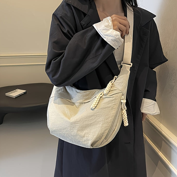 Sac à Bandoulière Élégant en Nylon pour Femme
