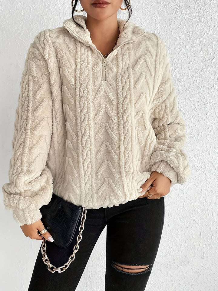 Aila - Pull Zippé Fluffy