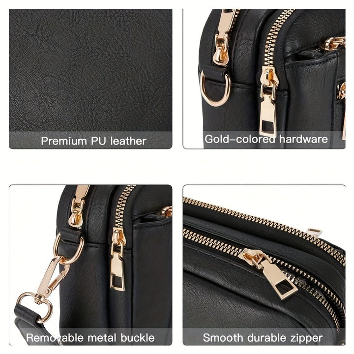 Sac à Bandoulière Carré à la Mode pour Femme