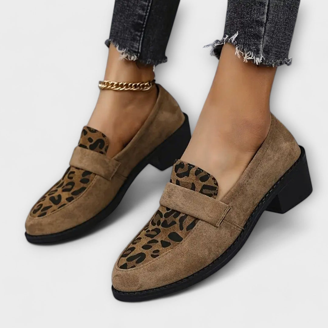 Carla | Chaussures Élégantes à Motif Léopard