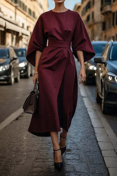 Victoria - Robe à Manches Élégantes