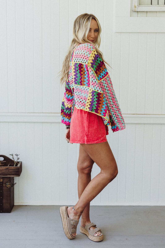 Cardigan au crochet