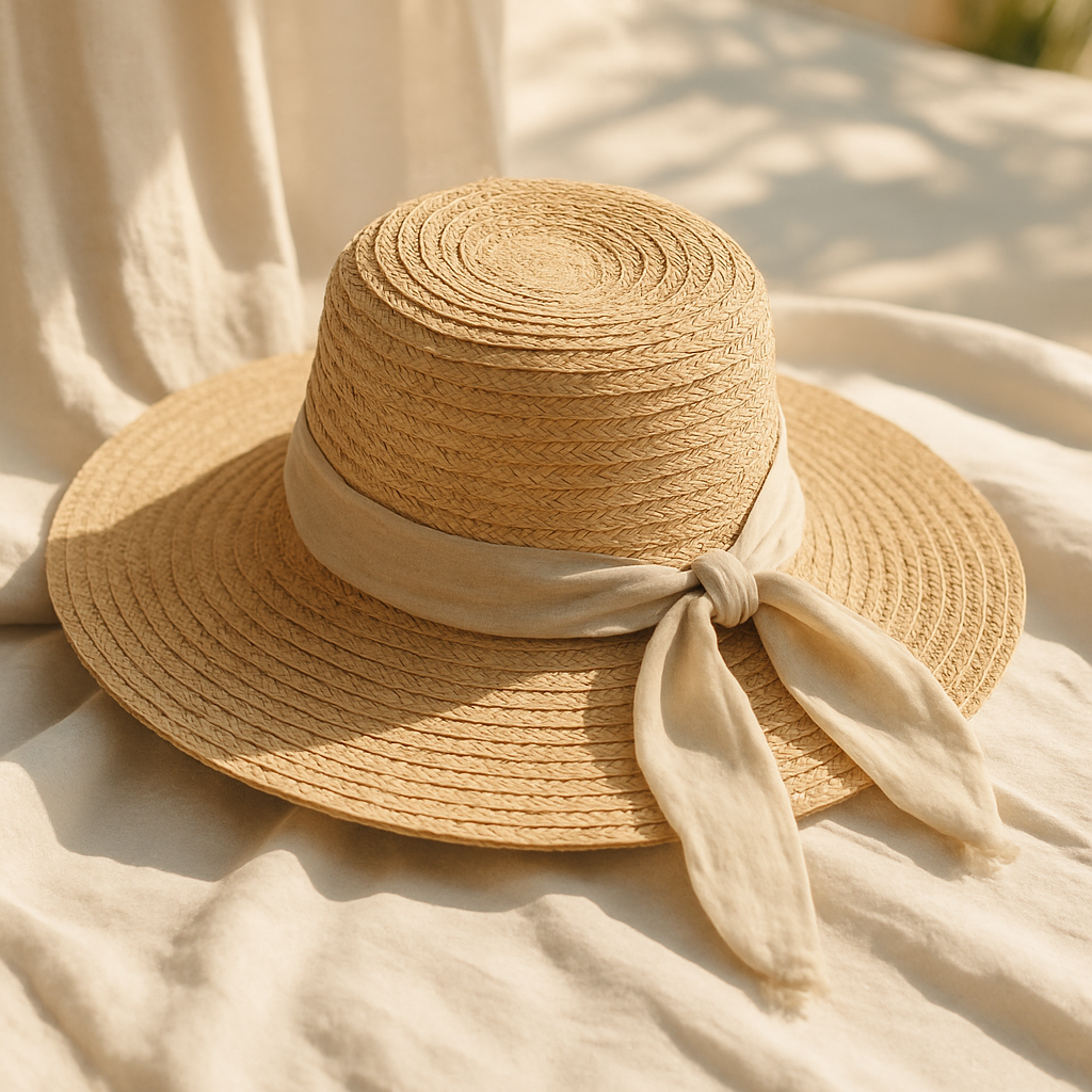 Chapeau d'Été Élégant - Blanc