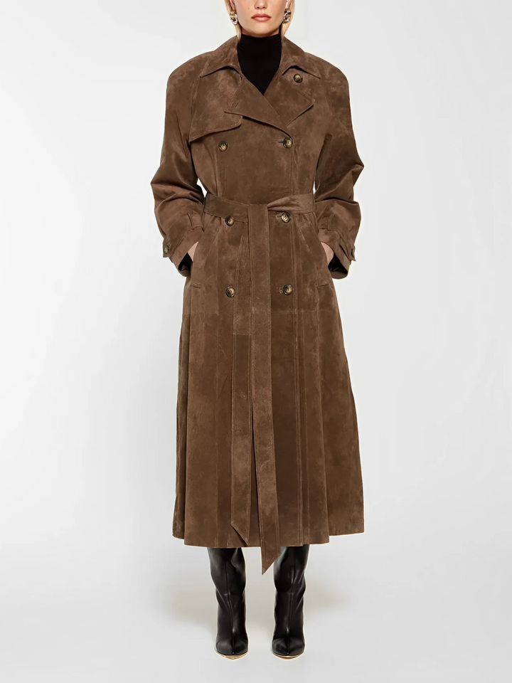 Trench en daim Harlow
