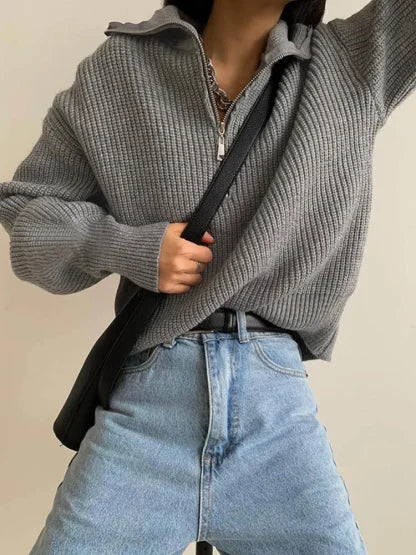 Ava | Pull Zippé