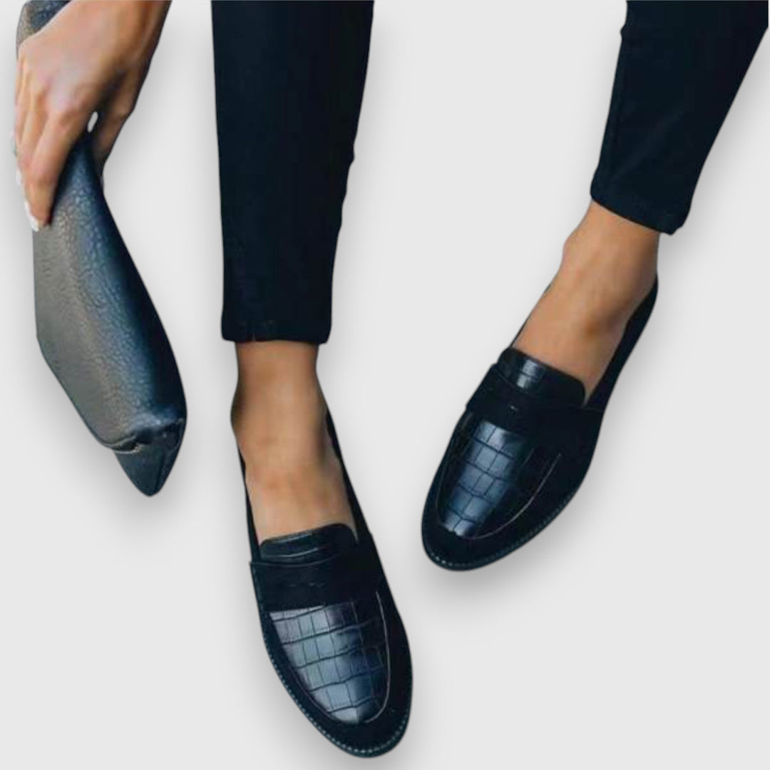 Alyana - Mocassins en Cuir Orthopédique
